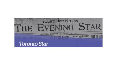 Proquest Historical Newspapers: Toronto Star banner